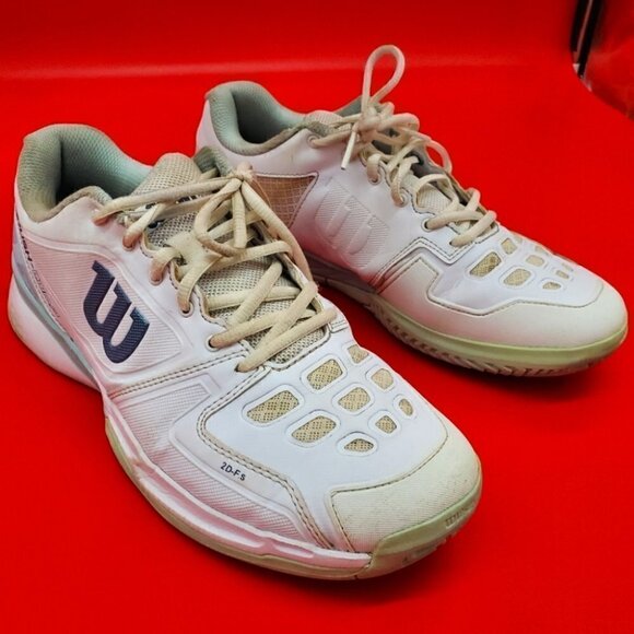 Wilson Rush Pro 2.5 2021  White/ Pearl Blue Women's 10.5 - Picture 1 of 6
